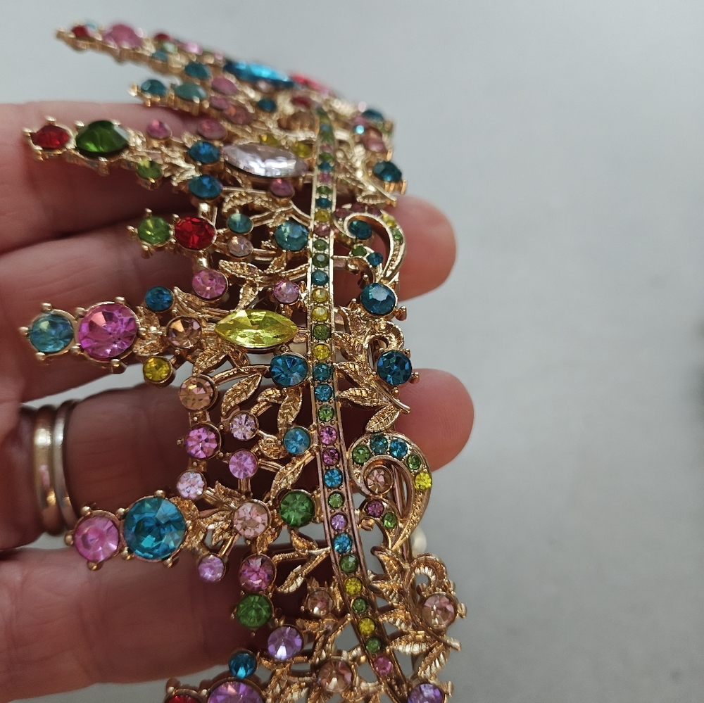 Multicolor Crystal Tiara - Picture 8 of 12